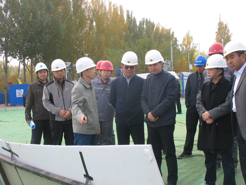北京市副市长卢彦一行莅临南水北调干线停水检修项目调研